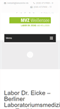 Mobile Screenshot of laboreicke.de